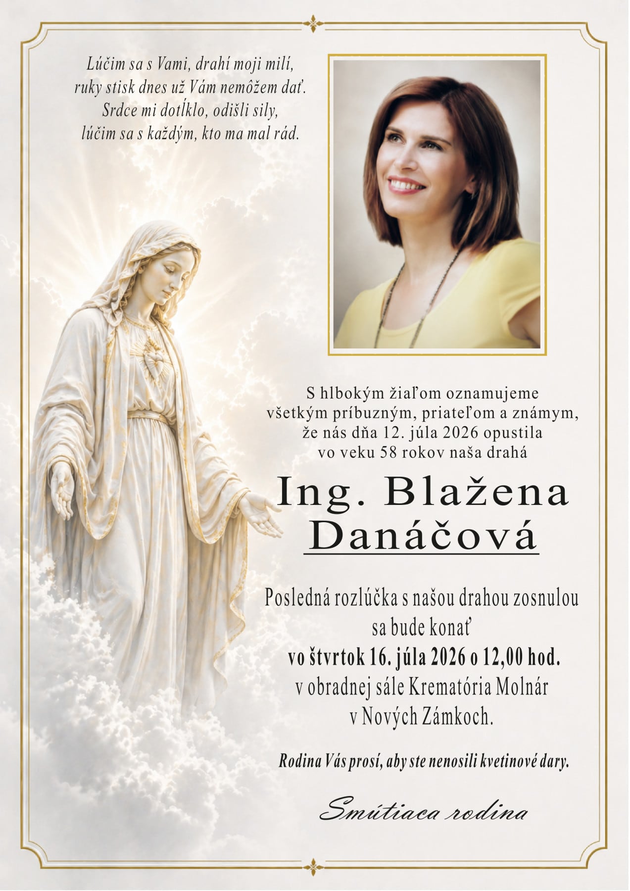 Ing. Blažena Danáčová