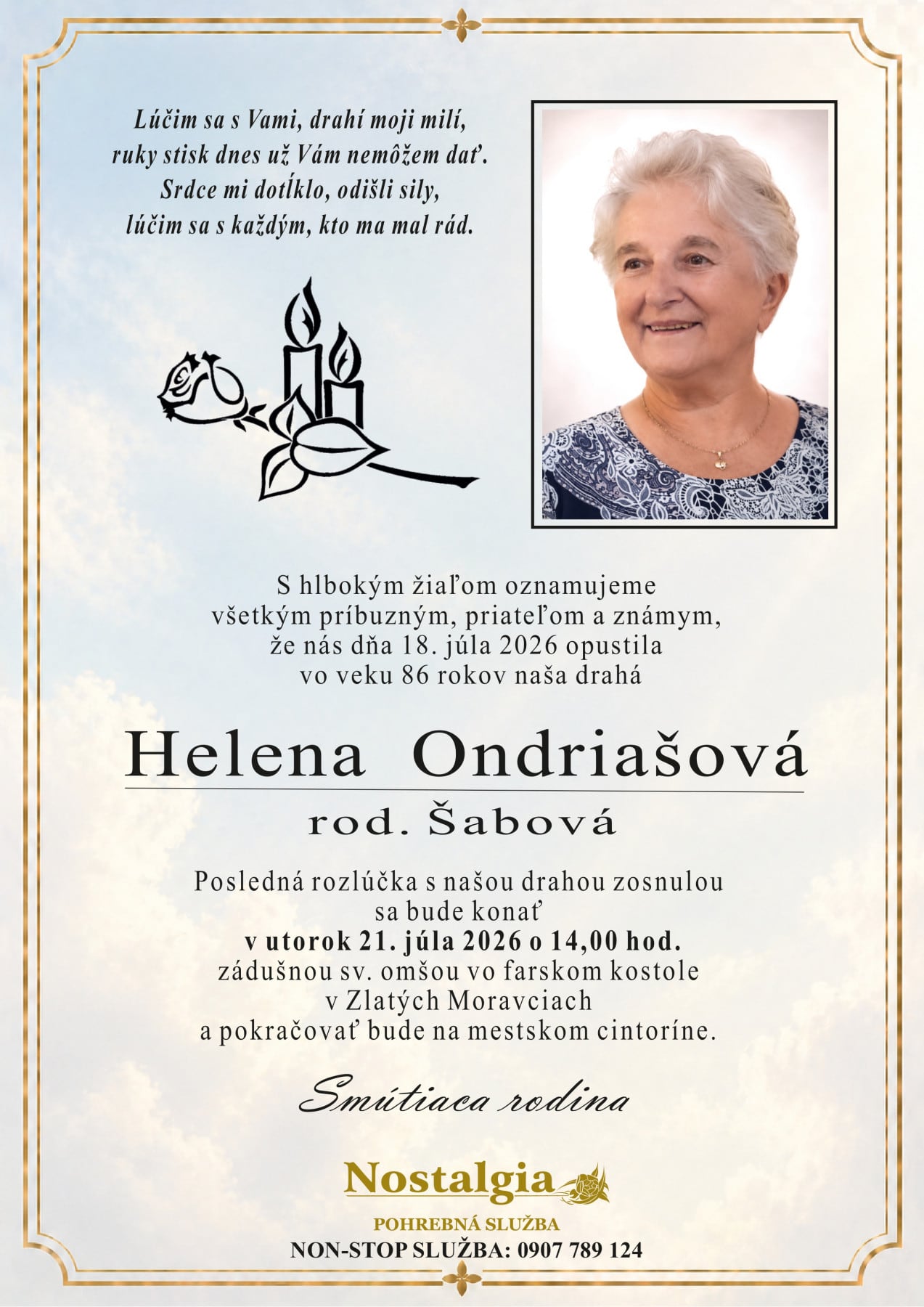 Helena Ondriašová